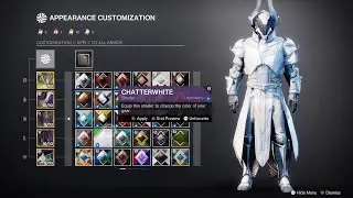 Destiny 2: Not Enough White in Chatterwhite Shader?