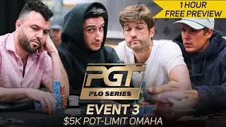 Уонтман, Парссинен, Серок и Дьюк возглавили финальный стол №3 турнира PGT Pot-Limit Omaha