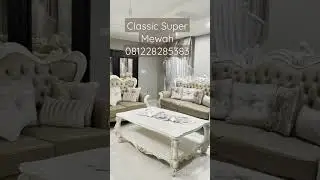 Sofa Tamu Klasik Mewah #kursitamu #tiktokviral #wisata