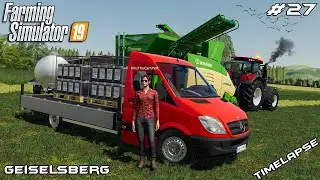 Making hay pellets with MrsTheCamPeR | Animals on Geiselsberg | Farming Simulator 19 | Episode 27