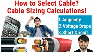 Selection of Cable Size According to Load, Electrical cable selection method