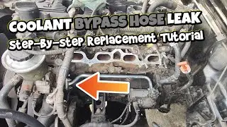 COOLANT BYPASS HOSE LEAK | How To Replace Toyota Fortuner Coolant Bypass Hose Step-by-step Tutorial