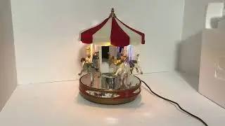 Mr Christmas Grand Carousel Demo