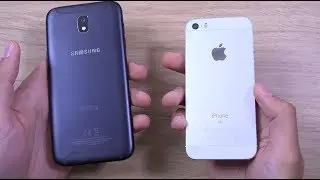 Samsung Galaxy J5 Pro 2017 vs iPhone SE - Speed Test!