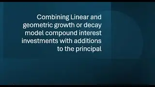 Combining Linear and Geometric growth