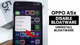 How to Disable Bloatware in Oppo A5x - Uninstall Bloatware System Apps
