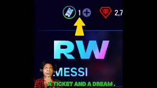 I only had one ticket and one dream. 🤩🤩 #eafc #fifa #fcmobile #fifamobile