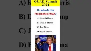 QUAD Summit Current Affairs 2024 #shorts #gk #trending
