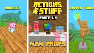 Actions and stuff 1.6|| it's Doppu || New props #minecraft #video #actionandstuff #moments