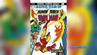История Marvel Comics: Marvel Team-Up #29 (январь 1975) #marvelcomics #humantorch #ironman