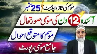 Weather Forecast for Next 12 days in Pakistan || Crop Reformer