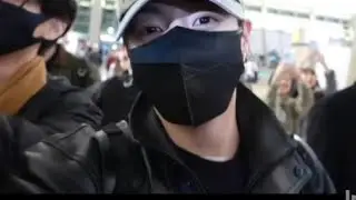 Bts members recently spotted at the airport...💜🤗💞