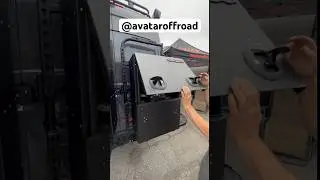 Stash your grill 🔥 @avataroffroad #vanlife #van #offroad #storage #camping #grill #grilling