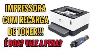 HP NEVERSTOP LASER - Impressora com Recarga de Toner -  1000w