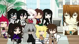 Dark/Dangerous characters react 6/10 Dazai