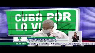 #Cuba. Conferencia de prensa del #MINSAP, actualizaci&oacute;n sobre la #Covid19. #23DeMarzo de 2021