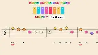 Gravity - John Mayer | Easy Piano Tutorial for Kids - Beginner Color Sheet Music