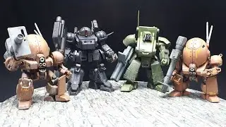 VOTOMS Shadow Flare, Octoba, Rising Tortoise by Kotobukiya Berserga Story One Coin figures
