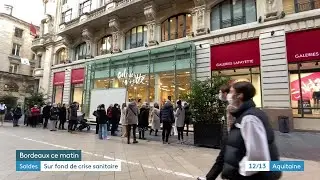 D&eacute;but des soldes 2021, sans foule et avec beaucoup d'incertitudes