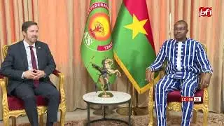 Diplomatie : le Premier ministre Emmanuel Ouédraogo reçoit l'ambassadeur du Royaume-Uni au Burkina