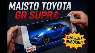Unboxing Maisto Toyota GR Supra 1/24 Scale Model Car. Tq Shashank @bikerbyblood0724 #Maisto