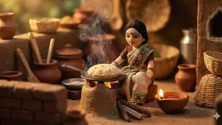 Miniature Doll Servive in Village Style Crab Cooking ASMR 