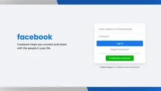 Responsive Facebook Login Page With HTML And CSS