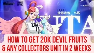 HOW TO GET 20K+ DEVIL FRUITS & ANY COLLECTORS CHARACTER IN 2 WEEKS!! ONE PIECE FIGHTING PATH GUIDE
