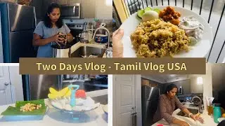 Two days Vlog | Vinayagar chathurthi 2022 |Cleaning |Tamrind Paste |USA Tamil Vlog