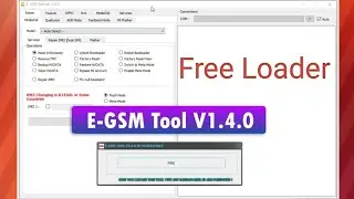 E-Gsm Tool 1.4.0 Free Loader