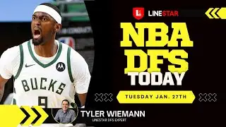 NBA DFS сегодня, вторник, 27 января, Draftkings и FanDuel | Прогнозы на матчи NBA и анализ игрово...