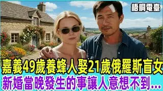🌙✨嘉義49歲養蜂人娶21歲俄羅斯盲女，新婚當晚發生的事讓人意想不到   「梧桐電臺」【梧桐電臺】#故事 #情感故事#老人#台灣🌙✨