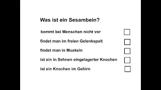 Sesambein