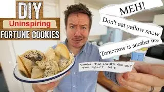 DIY Fortune Cookies (ft your uninspiring messages)