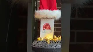 Santa Hat Painting🎅 Free Tutorial available #watercoloring #watercolorpainting #christmaspainting