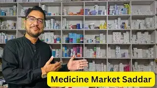 Medicine Market Saddar Ka tour | Rat k 10 baj gaye 🫢