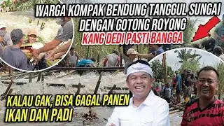 MANTAP ❗ WARGA KOMPAK BENDUNG TANGGUL SUNGAI DENGAN GOTONG ROYONG | KALAU GAK BISA GAGAL PANEN