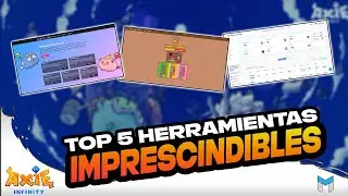 Axie Infinity MEJORES HERRAMIENTAS ⚙️ para EMPEZAR ✅ | Gestionar BECAS | BREEDING