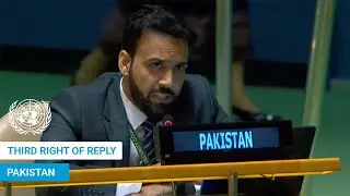 🇵🇰 Pakistan - Third Right of Reply, United Nations General Debate, 80th Session | #UNGA