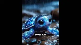 Five Elements of Nature as Turtle #ai #air #space #fire #earth #water #nature #turtle #elements