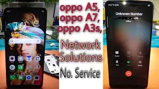 Oppo A5 Network Problem Solution 100% /No Service / Insert Sim  Solution / No network coverage||