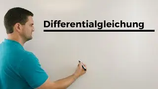 Differentialgleichung, Differenzialgleichung, Randwertaufgabe | Mathe by Daniel Jung