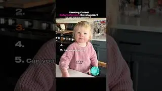 Ranking Cutest Baby&rsquo;s Speech Development Ever #shorts #tiktok