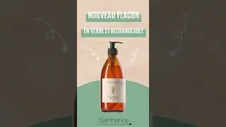 Flacon verre Gel lavant mains Sarmance