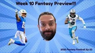 NFL Trade Deadline Buzz and Starts of the Week! - 2025 Fantasy Football Ep #23