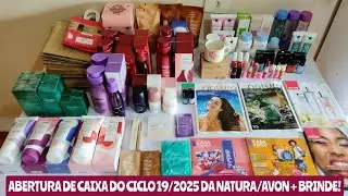 ABERTURA DE CAIXA DO CICLO 19/2025 DA NATURA/AVON + BRINDE!