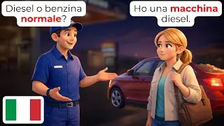 🇮🇹 Learn Italian in 22 Minutes: 50+ Gas Station Phrases You Need (A1-A2)