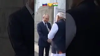 When Putin Meets Narendra Modi 🇷🇺🤝🇮🇳 | Power Status #modi #india #putin #viral #trending