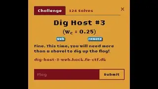 CyberDemon FECTF 2022 | Web | Dig Host #3 Writeup