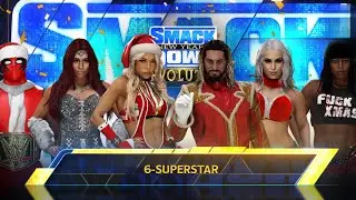 WWE 2K25 | Christmas Themed Six Pack Challenge with Friends!